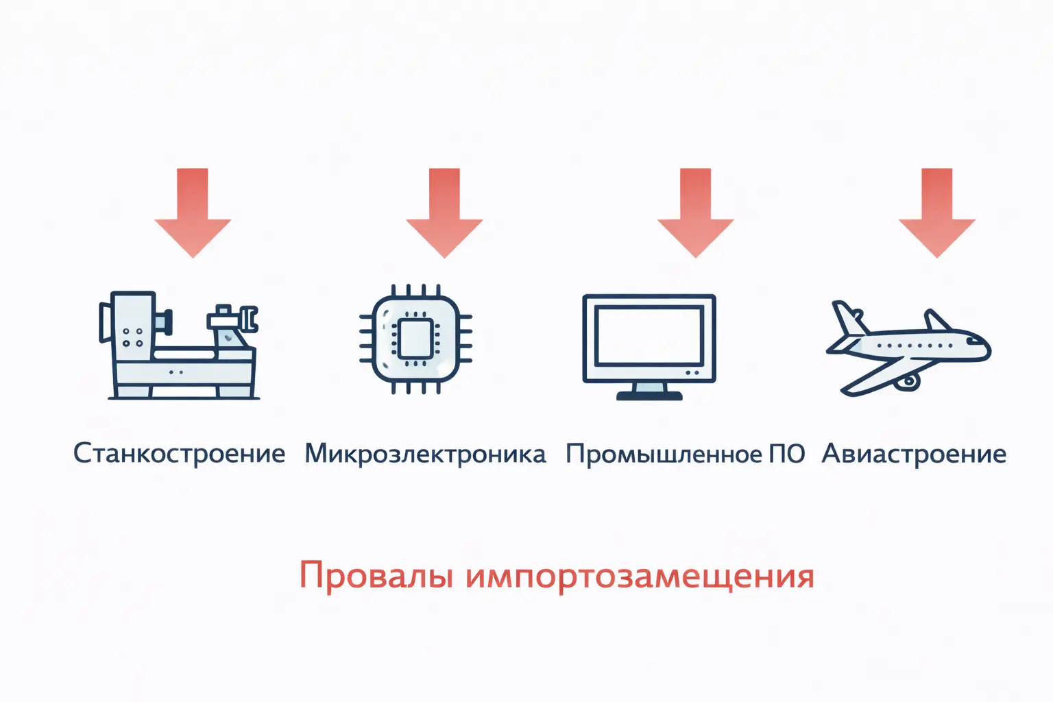 Неудачные примеры импортозамещения в России